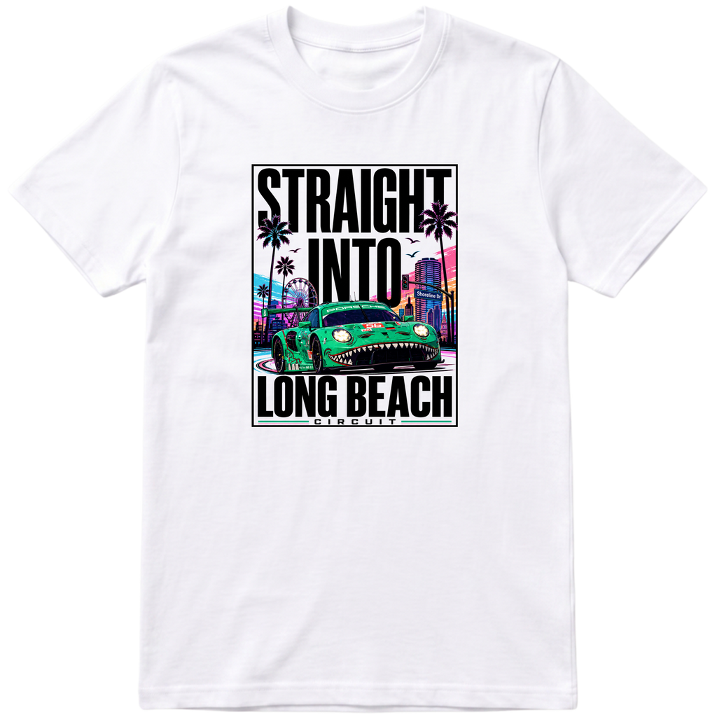 Camiseta Straight Into Long Beach