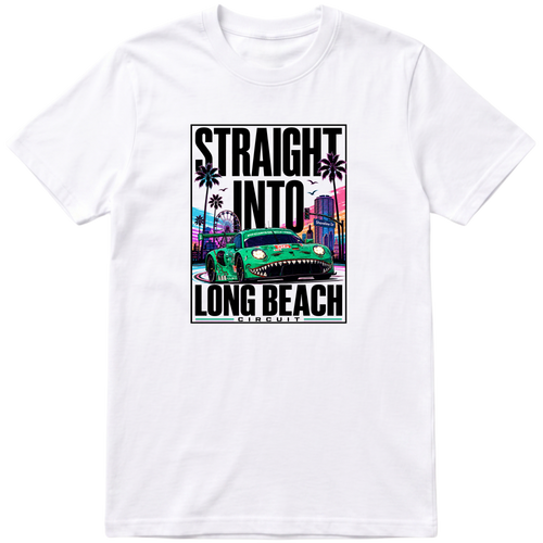 Camiseta Straight Into Long Beach